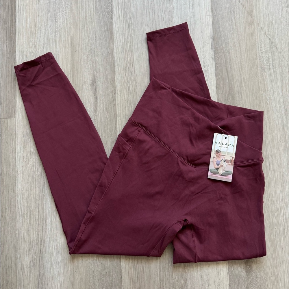 Bnwt Halara Crossover Waist Leggings 7/8